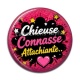 Cabochon Résine - chieuse connasse attachiante