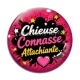 Cabochon Verre - chieuse connasse attachiante