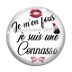 Cabochon Verre - je m'en fou je suis une connasse