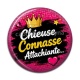 Cabochon Résine - chieuse connasse attachiante