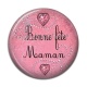 Cabochon Résine - bonne fête maman