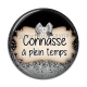 Cabochon Résine - connasse à temps plein