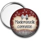 Miroir de poche - mademoiselle connasse