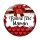Cabochon Verre - bonne fête maman