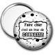 Miroir de poche - faire chier c'est un truc de connasse