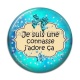 Cabochon Résine - je suis une connasse j'adore ça