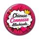 Cabochon Résine - chieuse connasse attachiante