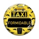 Cabochon Verre - taxi formidable