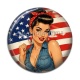 Cabochon Résine - pin up