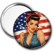 Miroir de poche - pin up