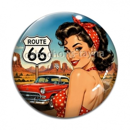 Cabochon Verre - pin up