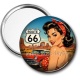 Miroir de poche - pin up