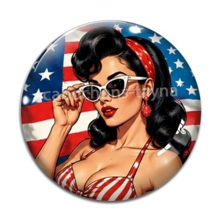 Cabochon Verre - pin up
