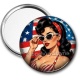 Miroir de poche - pin up