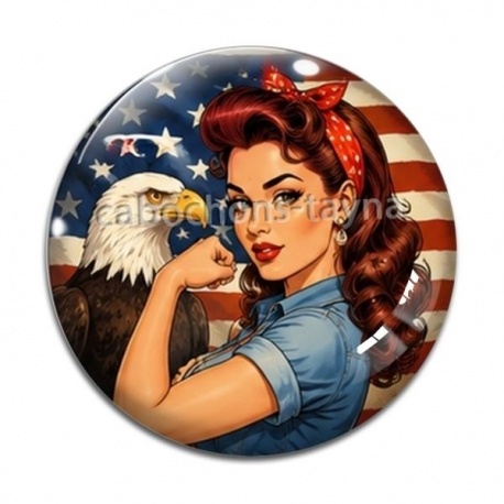 Cabochon Verre - pin up