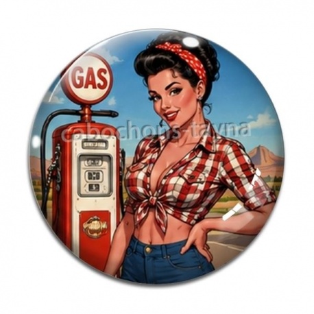 Cabochon Verre - pin up