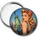 Miroir de poche - pin up