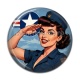 Cabochon Résine - pin up