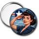 Miroir de poche - pin up