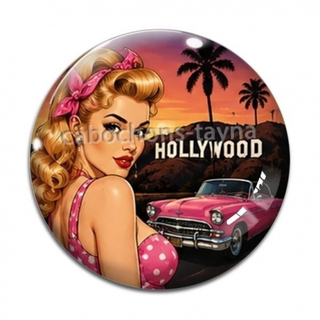 Cabochon Verre - pin up