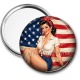 Miroir de poche - pin up