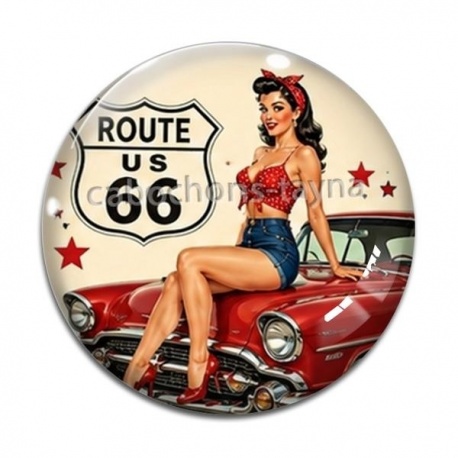 Cabochon Verre - pin up
