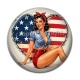 Cabochon Résine - pin up