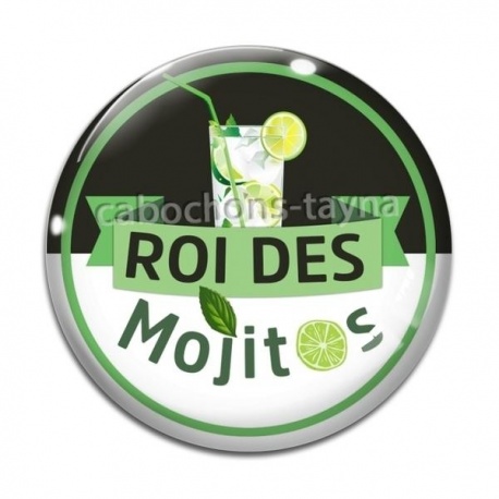 Cabochon Verre - roi des mojitos