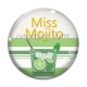 Cabochon Verre - miss mojito