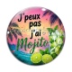 Cabochon Verre - j'peux pas j'ai mojito