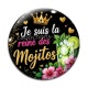 Cabochon Verre - je suis la reine des mojitos
