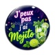 Cabochon Verre - j'peux pas j'ai mojito
