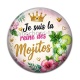 Cabochon Résine - je suis la reine des mojitos
