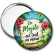 Miroir de poche - un mojito est tout va mieux