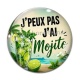Cabochon Verre - j'peux pas j'ai mojito