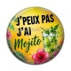 Cabochon Résine - j'peux pas j'ai mojito