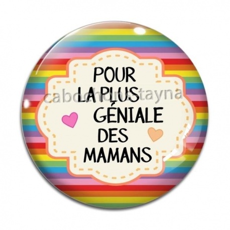 Cabochon Verre - maman géniale