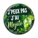 Cabochon Résine - j'peux pas j'ai mojito