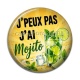 Cabochon Résine - j'peux pas j'ai mojito