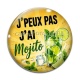Cabochon Verre - j'peux pas j'ai mojito