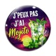 Cabochon Verre - j'peux pas j'ai mojito