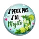 Cabochon Verre - j'peux pas j'ai mojito