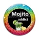 Cabochon Verre - mojito addict
