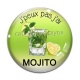 Cabochon Verre - j'peux pas j'ai mojito