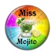 Cabochon Résine - miss mojito