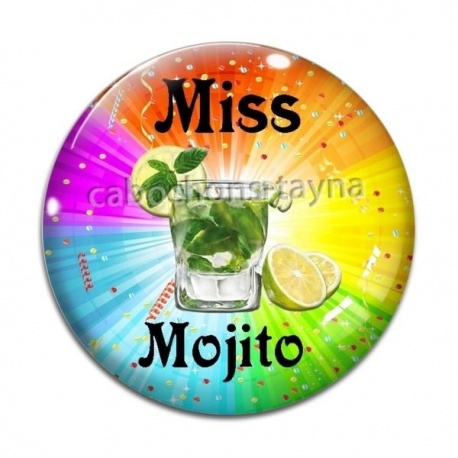 Cabochon Verre - miss mojito