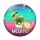 Cabochon Verre - j'peux pas j'ai mojito