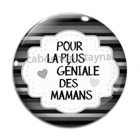 Cabochon Verre - maman géniale