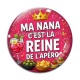 Cabochon Verre - ma nana c'est la reine de l'apéro