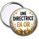 Miroir de poche - une directrice en or